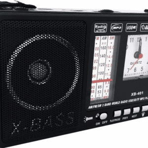 Radio XB-401C Portabil Ceas USB Stick Mp3 Acumulator