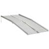 HOMCOM Rampa pentru scaun cu rotile si scuter pentru persoane cu dizabilitati, pliabila, aliaj din aluminiu antiderapanta capacitate 272kg, 183x72x5cm