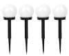 SET 4 Lampi solare X18 pentru gradina sau terasa in forma de GLOB