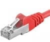 Cablu de retea RJ45 Cat. 6A S/FTP (PiMF) 0.25m Rosu, sp6asftp002R