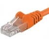 Cablu retea UTP cat 5e 0.25m orange, SPUTP002E
