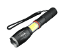 Lanterna LED COB neagra portabila reincarcabila