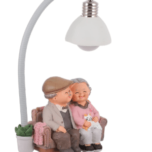 Veioza decorativa cu pereche de batranei 12B