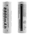 Set 2 Acumulatori ALBI Li-Ion Tip 18650, 8800 mAh, 3.7V, terminal cu varf