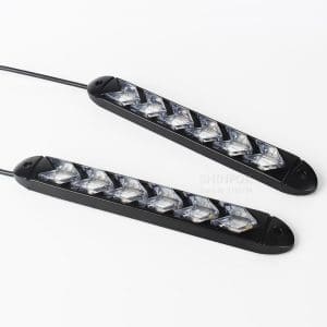 Set 2 Benzi LED SAGEATA DRL 24 cm – 9 module