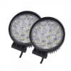 Set 2 Proiectoare LED Rotunde, 14 LED uri, 35mm, 42W SLIM