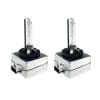 Set 2 becuri Xenon D3S White auto pentru far, suport plastic, 35W, 6000K