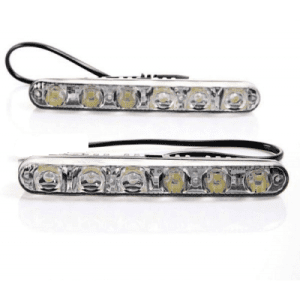 Set 2 proiectoare Lumini de zi DRL 6LED