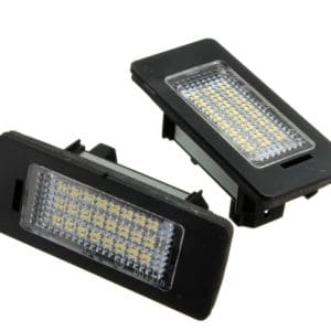 Set 2 x lampi numar LED BMW E39, E60, E61, E91, E92, E93, E81, E82, X1/ E84, X5/E70, X6/E71
