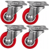 Set 4 Roti 32mm Pivotante ROSII ROTILE culoarea