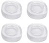 Set 4 picioruse TRANSPARENTE din silicon antivibratie pentru masina de spalat