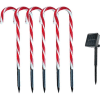Set 5 Acadele pentru Craciun,de exterior, incarcare solara, 40 cm, decoratiune luminoasa