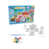 Set ceai din ceramica pentru pictat 15 piese