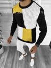 Pulover barbati gros negru slim fit ZR T3611 U2