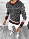 Pulover barbati gros slim fit negru T3616 95-1.2 E/U5