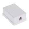 Priza telefon 6P4C simpla 1 port Alba, TEL0019