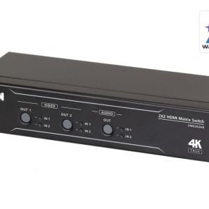 Matrix Switch 2 x 2 True 4K HDMI cu Audio De-Embedder, ATEN VM0202HB