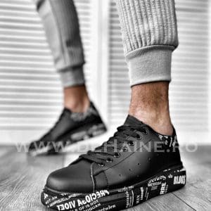 Adidasi barbati casual negri B3623 A4-2 3