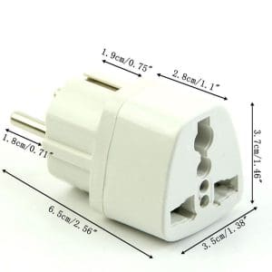 Adaptor Stecher Priza, UK, USA la EUROPA Romania 16A C55