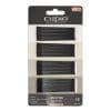 Agrafe de par Cupio – Negre drepte 6 cm