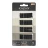 Agrafe de par Cupio – Negre ondulate 4.6 cm