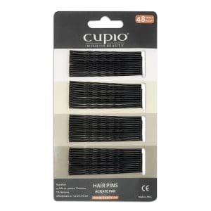 Agrafe de par Cupio – Negre ondulate 6 cm