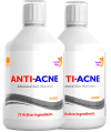 Pachet 2 x Anti-Acnee Complex Lichid cu 27 Ingrediente Active, 500 ml| Swedish Nutra