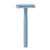 Aparat de ras Classic Safety Razor Techstar® SR3, Aliaj de Zinc, Cu Lame De Rezerva, Reutilizabil, Ecologic, Albastru