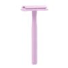 Aparat de ras Classic Safety Razor Techstar® SR3, Aliaj de Zinc, Cu Lame De Rezerva, Reutilizabil, Ecologic, Roz