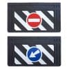 Aparatori noroi camion 3d 36×64 cm set 2 buc