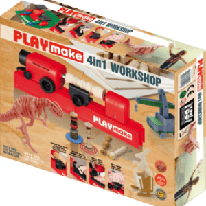 Atelier mobil 4-in-1 de traforaj pentru copii