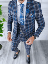 Sacou barbati slim fit + Vesta B8391 261-2 E