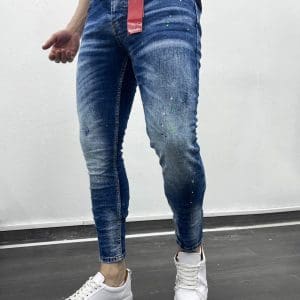 Blugi barbati conici albastri 326 H6-2.3