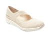 Balerini SKECHERS bej, BE-COOL, din material textil