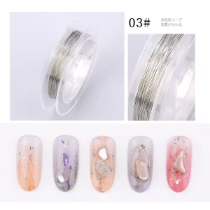 Banda Lita Decor Unghii – Silver