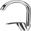 Baterie bucatarie Evosanitary Aqua, tip U, monocomanda, cartus ceramic, racorduri