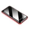 Baterie Externa Power Bank MRG M-489, 12.000 mAh, 3 in 1, LCD Sticla, Rosu C490