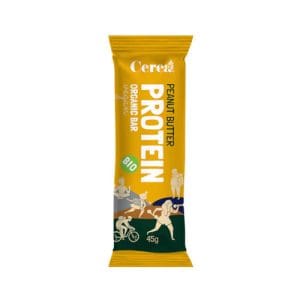Baton PROTEIN UNT DE ARAHIDE, bio, vegan, fără gluten, 45g | Cerea