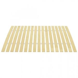 Bază de pat cu șipci, 17 șipci, 100×200 cm