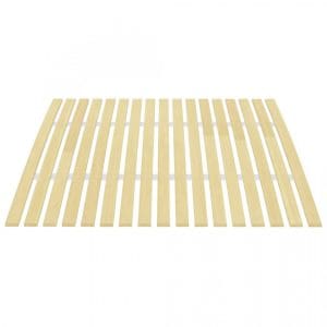 Bază de pat cu șipci, 17 șipci, 120×200 cm