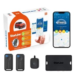Alarmă auto Smart StarLine S9 V2, 2 telecomenzi, Integrare CAN-OEM, GSM+GPRS, pornire motor remote, Bluetooth 5.0