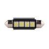 Bec Led Auto Techstar® Festoon, 4 LED, Alb Rece, 6000K, 12V, 150 lm, 41mm