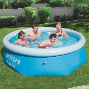 Bestway Piscină gonflabilă Fast Set, 244×66 cm, rotundă, 57265