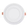 Aplica Bicolora 15W Led MAT incastrabila in tavan fals rigips