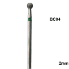 Bit Freza Unghii Cuticula Tip Bila 2mm Verde – BC04