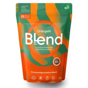 Proteine Blend – Mix de proteine vegetale, ciocolată, 750g | Orangefit