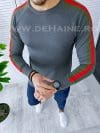 Bluza barbati gri inchis slim fit 3644 Q-3