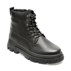 Bocanci OTTER negre, 3512, din piele naturala