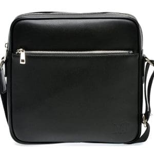 Borseta MARIO FERRETTI neagra, BB69, din piele naturala