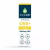 Ulei de cânepă cu 2000mg CBD, 500mg CBDA, 500mg CBGA, 200mg Boswellia, broad spectrum, natural, 10ml | HempAID